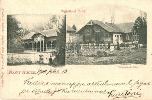 Nagyrőce, Gross-Rauschenbach, Velká Revúca; fürdő. Büchler Béla kiadása / spa