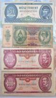 78db-os vegyes magyar és külföldi bankjegy gyűjtemény, közte 1920. 1000K Orell Füssli Zürich, 1923. 1000K 8 FILLÉR - NYOLC FILLÉR felülnyomással, 1969-1975. 500Ft (2x), Románia / Német megszállás 1917. 1L, Szerb-Horvát-Szlovén Királyság 1919. 10D 40K felülbélyegzéssel T:I-IV 78pcs of various banknotes, including Hungary 1920. 1000 Korona Orell Füssli Zürich, 1923. 1000 Korona with 8 FILLÉR - NYOLC FILLÉR overprint, 1969-1975. 500 Forint (2x), Romania / German occupation 1917. 1 Leu, Kingdom of the Serbs, Croats and Slovenes 1919. 10 Dinara with 40 Kronen overprint T:UNC-G