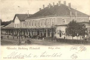 Párkánynána, Párkány-Nána, Stúrovó; Vasútállomás. Stomf Ignácz kiadása / railway station