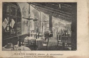 Budapest I. Bagyik Vincze étterme (b)