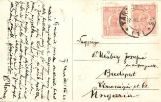 Marosvásárhely, Targu Mures; Fő tér, Bolyai utca, Transilvania szálloda és kávéház, Pallos és Papné,...