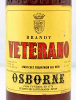Osborne Brandy Veterano, spanyol brandy, bontatlan, 0.7l./ Unopened bottlle