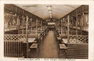 Budapest V. Szabó Imre Erzsébet királyné szállója, Egyetem utca 5. (ragasztónyom / gluemark)