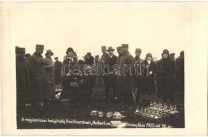 1925 Nagykanizsa, Helyőrségtisztikar "Hubertus" vadászlovaglása október 30-án /  Hunting r...