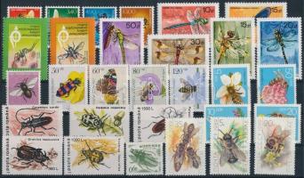 Insects 30 stamps Rovar motívum 30 klf bélyeg