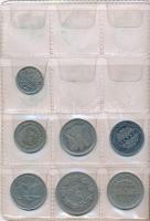 38db-os vegyes fémpénz és emlékérem tétel kis albumban, benne 2db hamis érme T:vegyes
38pcs of vari...