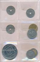 38db-os vegyes fémpénz és emlékérem tétel kis albumban, benne 2db hamis érme T:vegyes
38pcs of vari...