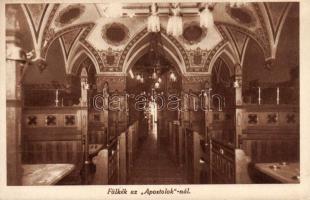 Budapest V. Kigyó utca 6., Förster János sörözője az Apostolokhoz, belső