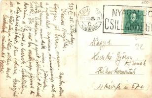 1937 Budapest III. Római Duna part, Duna terasz csónakház. photo (fl)