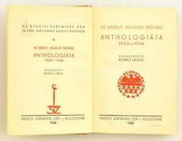 Az Erdélyi Helikon íróinak anthologiája 1924-1934. Szerk.: Kovács László. Kolozsvár, 1934, Erdélyi S...