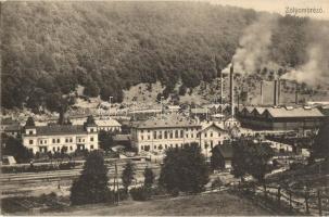 Zólyombrézó, Podbrezová; vasgyár / iron works, factory