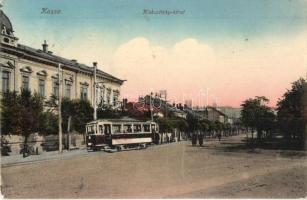 Kassa, Kosice; Klobusitzky körút, villamos. Benczur Vilmos felvétele No. 44. / street view, tram (EK)