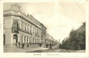 Keszthely, Kossuth Lajos utca, Hungária szálloda (szakadás / tear)