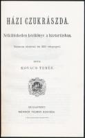 Kovács Teréz: Házi cukrászda. Nélkülözhetetlen kézikönyv a háztartásban. Számos ábrával és 300 vényn...
