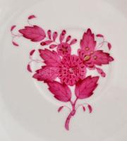 Herendi Apponyi mintás hiányos mokkás készlet, kézzel festett, jelzett, hibátlan, (5 db)