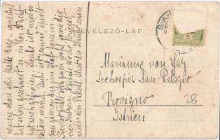 Feketehalom, Zeiden, Codlea; Városház és torony, Piac tér / Rathaus und Turm, Marktplatz / town hall...