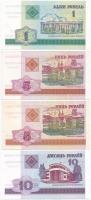 Fehéroroszország 2000. 1R + 5R (2x) + 10R + 50R (2x) 100.000R (2x) T:I
Belorussia 2000. 1 Ruble + 5...