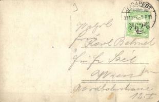 1911 Magyar Benz Gyár reklámlapja. Budapest Ilka utca 31. / Hungarian automobile factory advertiseme...