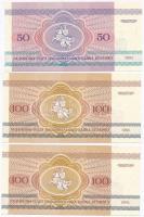 Fehéroroszország 1992. 5R (2x) közeli sorszám + 1992. 25R (2x) sorszámkövetők + 1992. 50R + 1992. 10...