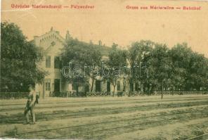 Máriaradna, Radna; vasútállomás / railway station (Rb)