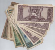 34db-os vegyes magyar pengő bankjegy tétel T:III,III-
