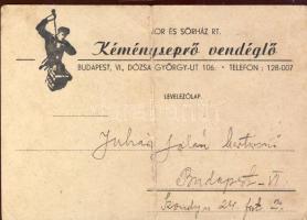 Budapest Vi. Kéményseprő vendéglő (fa)