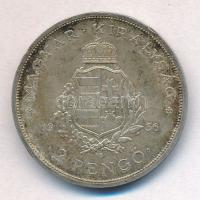 1936. 2P Ag "Liszt Ferenc" T:1-,2 patina
Adamo P7.3