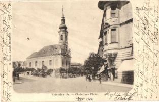 Budapest I. Krisztina tér, templom. Ganz Antal 61.