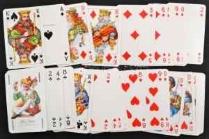7 pakli Piatnik kártya újszerű állapotban (5 pakli), két pakli hiányos és kopott, adóbélyeggel
