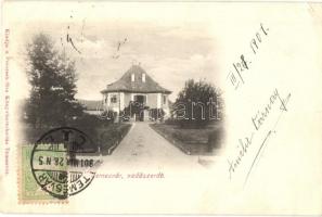 Temesvár, Timisoara; Vadászerdő, erdőőri szakiskola (ezelőtt török kastély) / forest ranger school, TCV card (EK)