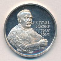 Győrfi Sándor (1951-) 1991. Petzval József 1807-1891 Ag emlékérem (36,05g/0.835/43mm) T:1-,2(P)