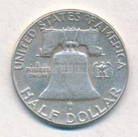 Amerikai Egyesült Államok 1963. 1/2$ Ag "Franklin" T:2,2-
USA 1963. 1/2 Dollar Ag "F...