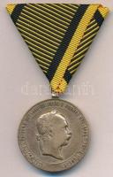 1873. Hadiérem Br katonai érdemérem modern mellszalaggal T:2-,3 Hungary 1873. Military Medal Br medal with modern ribbon C:VF,F  NMK 231.