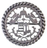 1868-1869. 1Ft Ag címer kivágva és jelvénnyé alakítva