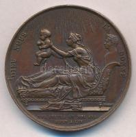 Franciaország 1820. "Dieu nous l'a donné" Br emlékérem Bordeaux hercegének a születése alkalmából készítve. Szign.: GAYRARD F. (38mm) T:2 France 1820. "Dieu nous l'a donné" Br commemorative medal commemorating the birth of the Duke of Bordeaux. Sign.: GAYRARD F. (38mm) C:XF