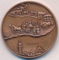 Rajki László (1939-) 1994. "Orosháza 1744-1944" Br emlékérem (42,5mm) T:1-