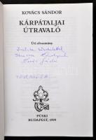 6 db dedikált könyv - Kárpátaljai útravaló, Nagyenyedi diákok, Az igazi értelem, Kegyetlen ifjúság, ...