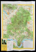 cca 1910-1990 Vegyes térkép tétel, 12 db: közte turista, és egy autóstérkép, Bács-Kiskun megye térké...