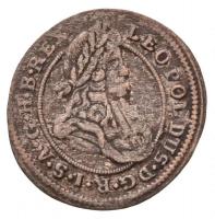 Német Államok / Szilézia 1700FN 1kr Ag I. Lipót (0,88g) T:2,2- German States / Silesia 1700Fn 1 Kreuzer Ag Leopold I (0,88g) C:XF,VF Krause KM#612