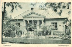 Budapest XVII. Rákoshegy, Löwenstein villa (kopott sarok / worn corner)