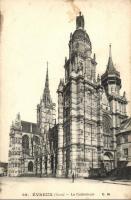 4 db RÉGI francia városképes lap;, Évreux, Bordeaux, versailles / 4 pre-1945 French town-view postca...