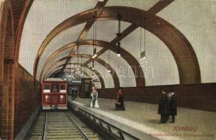 Hamburg, Hauptbahnhof der Untergrundbahn / Central station of the underground subway