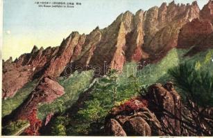 4 db RÉGI japán városképes lap / 4 pre-1945 Japanese town-view postcards