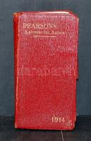 1914 Pearsons zsebnaptár orvosoknak sok reklámmal (német nyelvű)