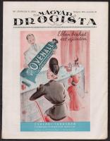 1938 Magyar Drogista Közlöny, főszerkesztő: Gara Géza. XIV. évfolyam 21. szám