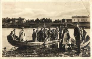 3 db RÉGI európai városképes lap / 3 pre-1945 European town-view postcards; Trondhjem, Sodankylä, Im...