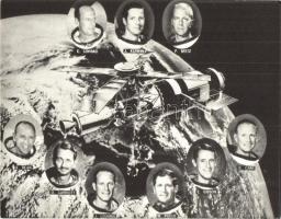 5 db MODERN űrhajózás motívumlap, magyar, szovjet, amerikai űrhajósok / 5 MODERN motive postcards astronautics, Hungarian, American, Soviet astronauts, spaceshuttle