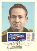 5 db MODERN űrhajózás motívumlap, magyar, szovjet, amerikai űrhajósok / 5 MODERN motive postcards as...