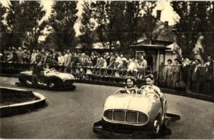 7 db MODERN magyar városképeslap a Budapesti vidámparkból / 7 modern Hungarian town-view postcards f...