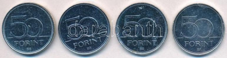 DN 50Ft ezüstözött Cu-Ni (4xklf) "Nagy Magyarok / Kazinczy Ferenc, Könyves Kálmán, Táncsics Mih...